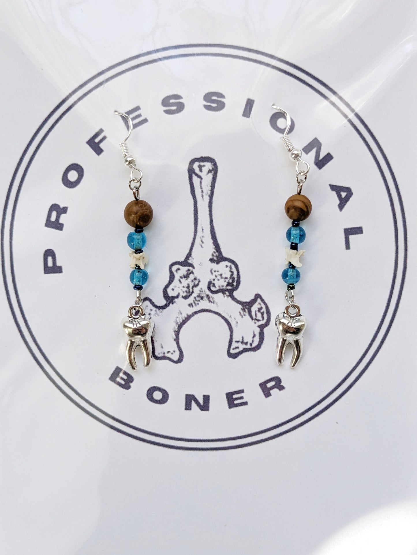 Snake Vertebrae with Tooth Charms