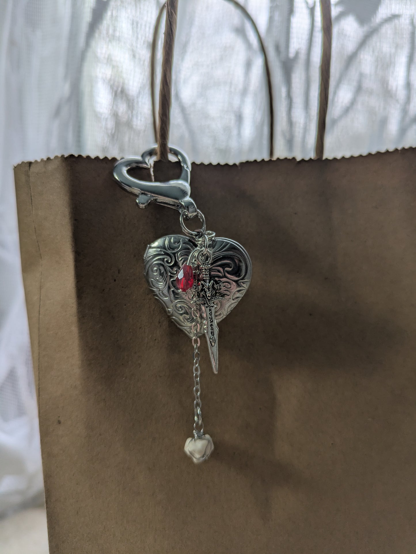 Bone Locket Bag Charms