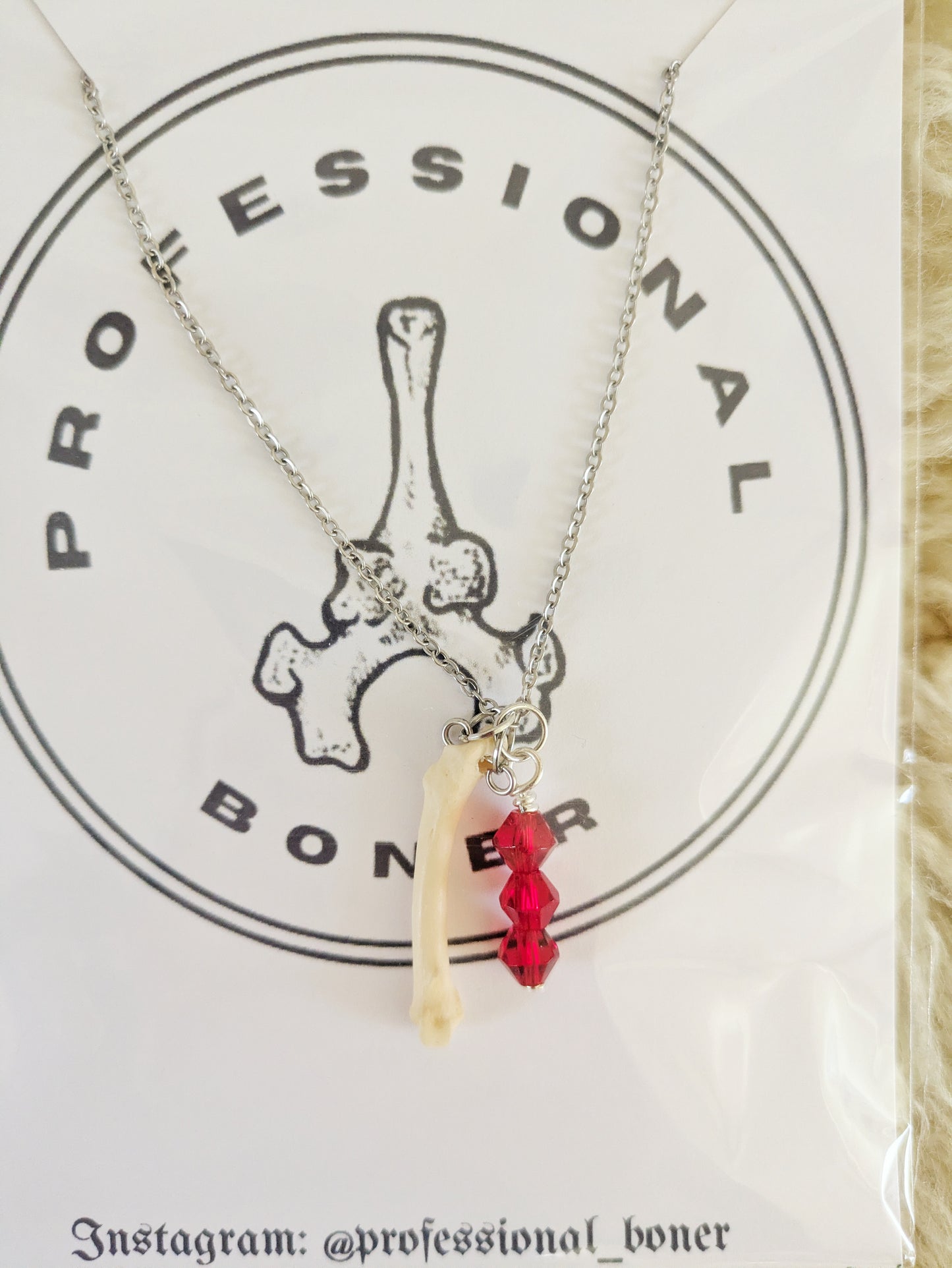 Squirrel Bone Necklace