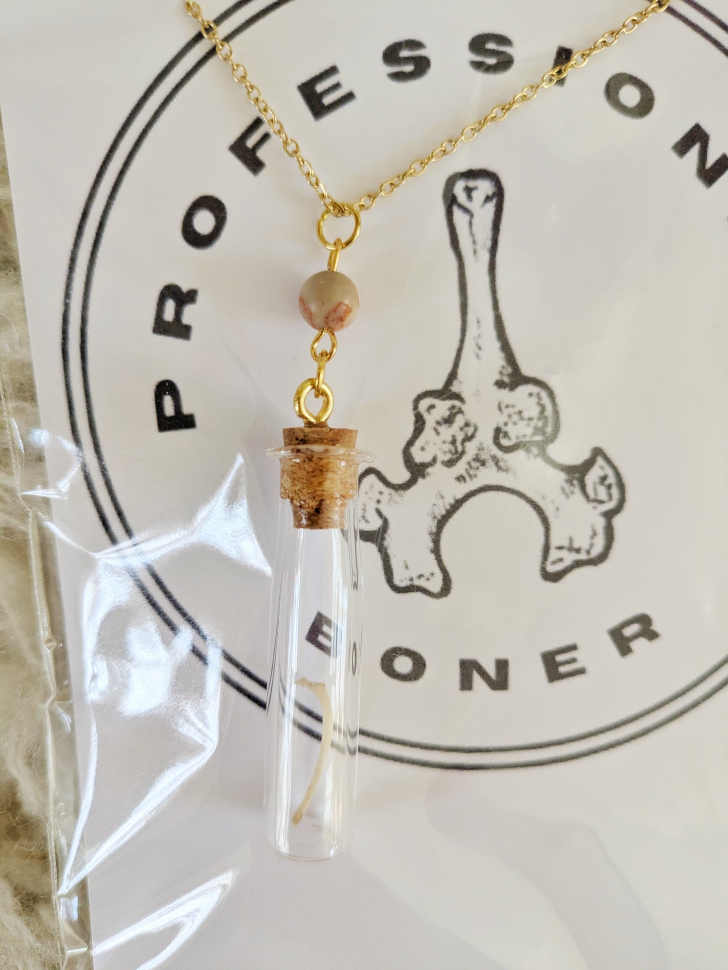 Rat Rib Vial Necklace