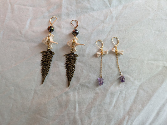 CUSTOM - Earrings with gold filled backings