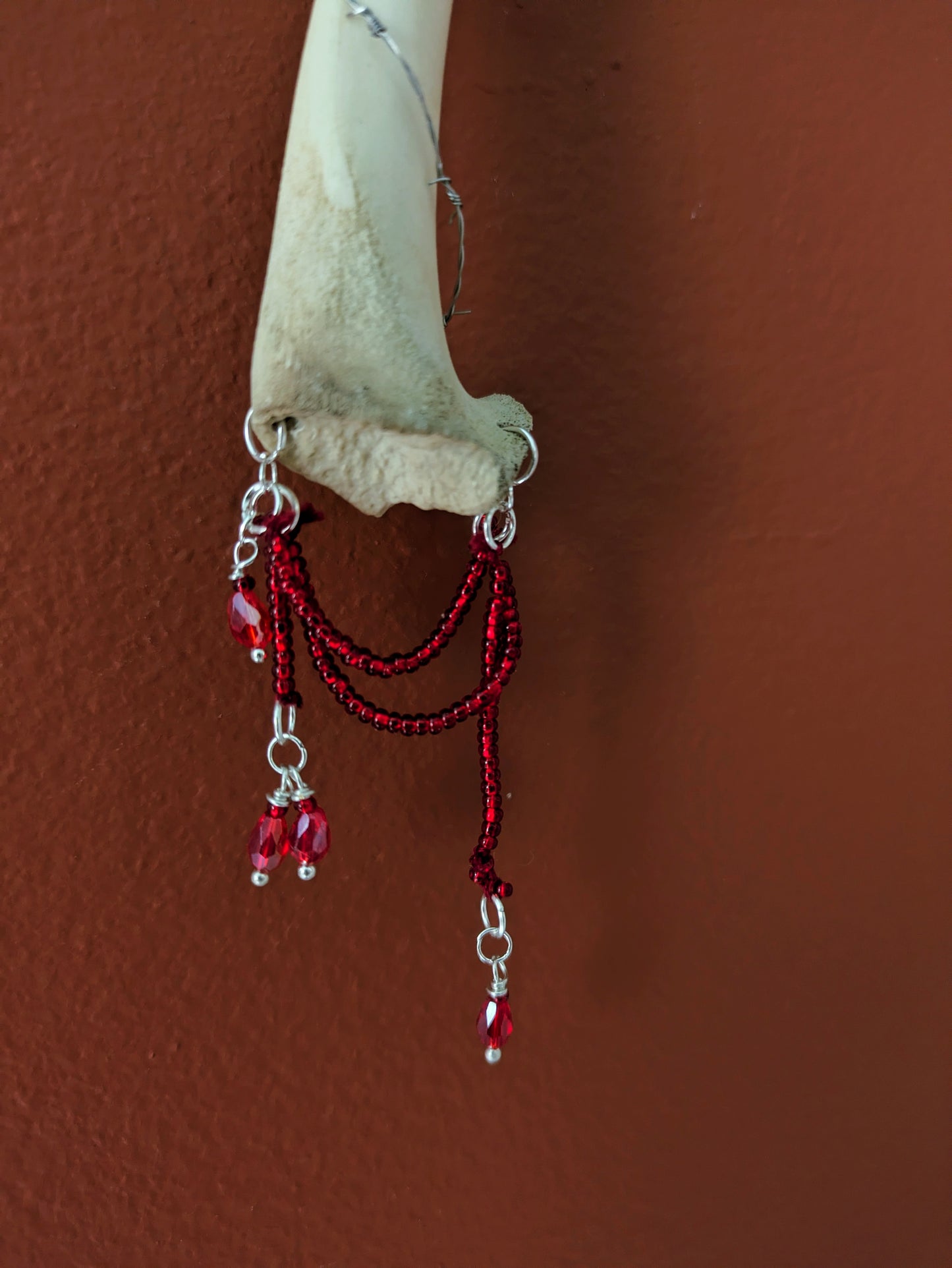 Fawn Leg Bone Crucifix