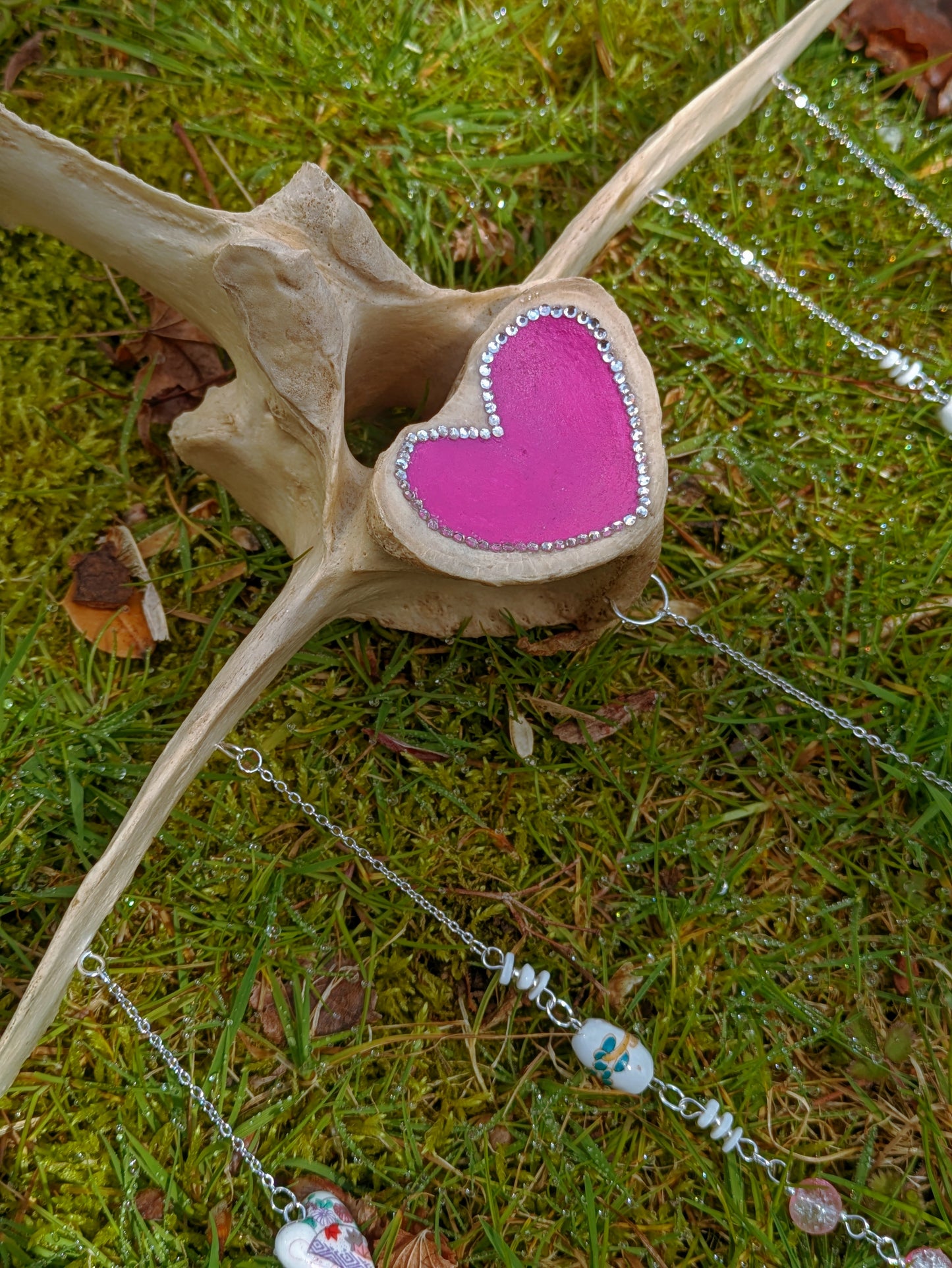 Cow Vertebra Lovely Sun Catcher