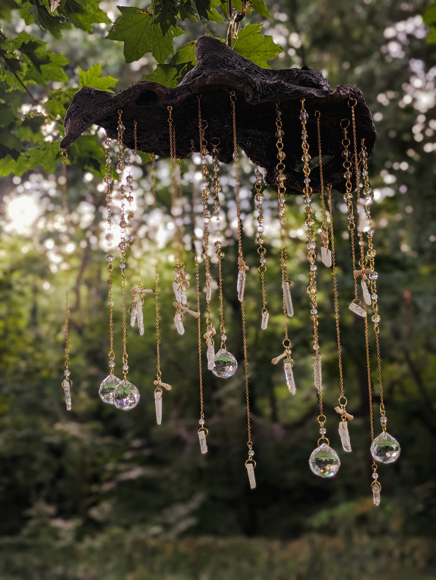 Raccoon Toe Bones Mobile Hanging