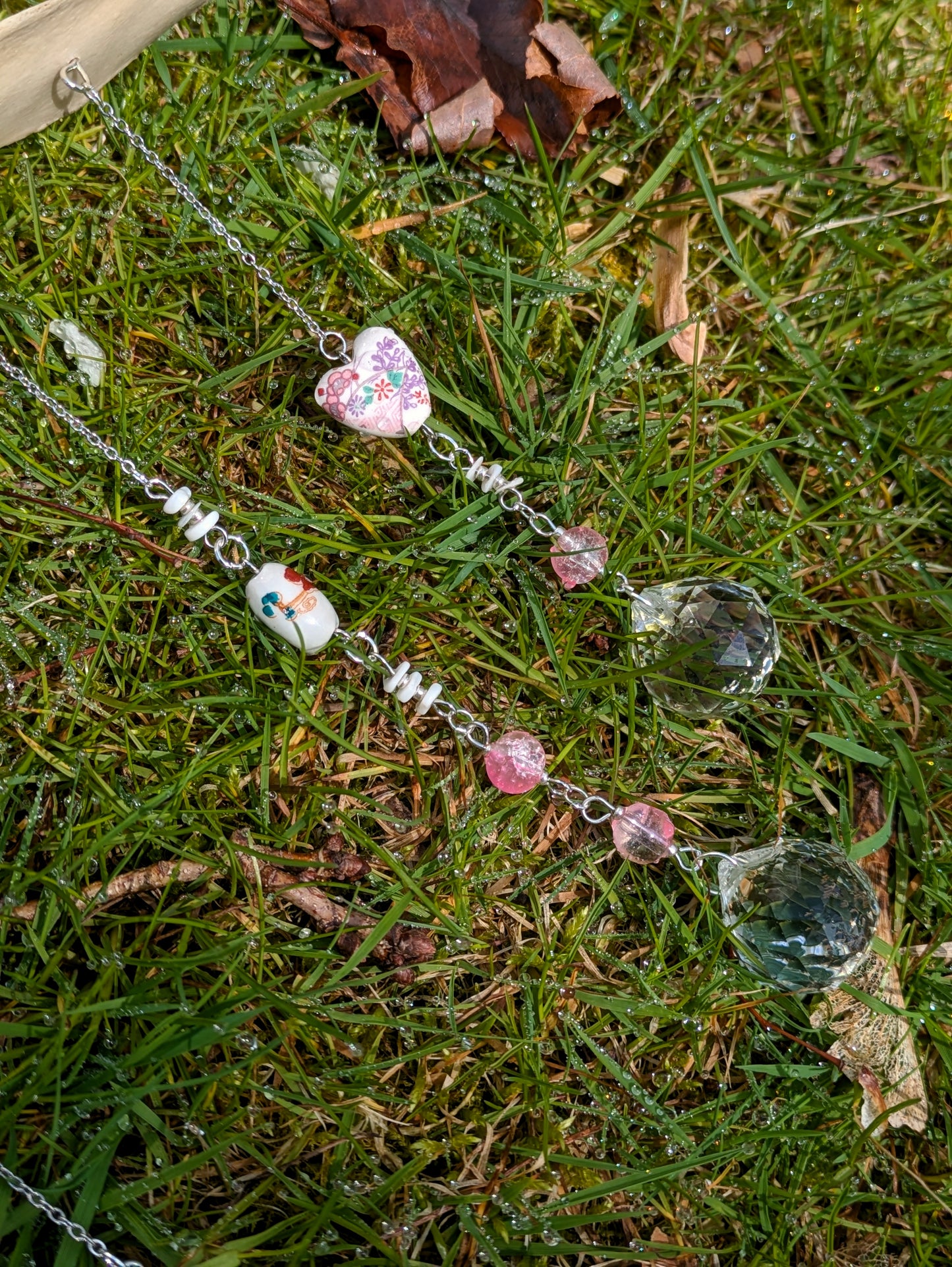 Cow Vertebra Lovely Sun Catcher
